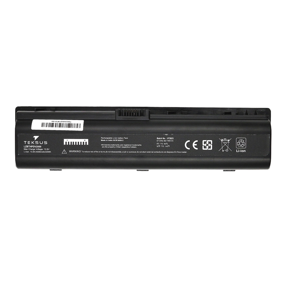 Teksus Laptop Battery Compatible For HP DV2000 6C view 2